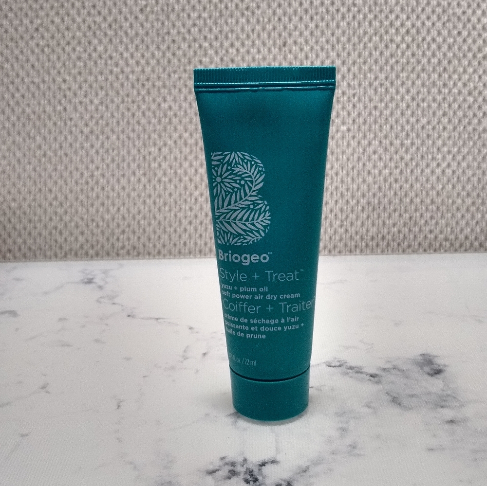 Briogeo Style + Treat Soft Power Air Dry Cream Travel Size .75 Oz